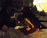 ジョブと彼の友達 – 3 by Henry Ossawa Tanner – Unframed 28" by 23" AC-45473-2823