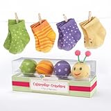 Caterpillar Crawlers Baby Socks Gift Set, 4 Pairs by Baby Aspen [並行輸入品]