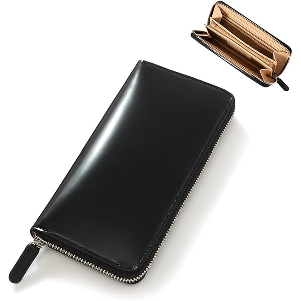 Amazon | [フライングホース] 長財布 ナチュラル コードバン 使用