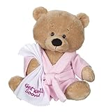 Ganz 10.5 Get Well Teddy with Pink Robe Plush [並行輸入品]