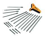 BOSTITCH BTHT72274 Non-Ratcheting T-Handle Set, 21-Piece by BOSTITCH