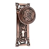Adonai Hardware Abidah Brass Door Knob with Plate
