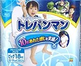 ユニ・チャーム　トレパンマン 男の子用 ビッグサイズ 18枚×6点セット　(4903111186433)
