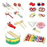 SUPOW Kids Musical Instruments Set Toddler Musical Instruments Toys Baby Preschool Educational Early