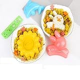 Tenworld Rabbit Dolphin Rice Mold Tools 4 PCS Easy The Kitchen DIY Sushi Shaper by Tenworld