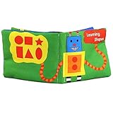 赤ちゃん 幼児 子供 動物 数字 色 形 役 食べ物 玩具 英語 布の絵本 布絵本 さわって発見 あそび 知育玩具