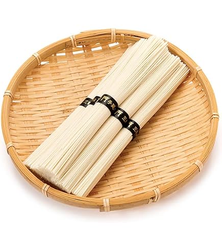 Amazon.co.jp: 島手そうめん販売 島原手延素麺 細糸の舞 木箱入 50g 40