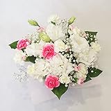 お供えの花/白＆ピンク　洋風アレンジメント