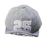 ファッションベビーウールキャップキッズ暖かい冬野球帽25グレー