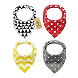 iZiv 4枚ベビービブ【食事用スタイ】防水よだれかけベビー0-2歳