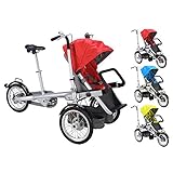 16インチ3輪ベビーカー/母の赤ちゃんバイク/出荷バイクトランスキャリア自転車ベビーカー (青)