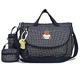 マザーズバッグ 大容量 おしゃれ 便利 赤ちゃん かわいい 斜め掛け ブラック ベア【Rush.Cオリジナルハンカチセット】152