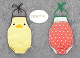 S'Mベビーロンパースアニマルカバーオールノースリープ二枚セット男女兼用夏用q9