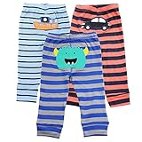 カーターズ Carter's ボディスーツ ロンパースにピッタリ ベビー ロング パンツ ボトムス 男の子 3点セット013 (24months(83-88cm), 013) [並行輸入品]