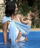 Kangaroobaby® 超人気 ベビースリング新生児 ベビースリングのための通気性 超人気 のキャリア調整リングウォータースリング ポータブルベビースリング( Light Blue)