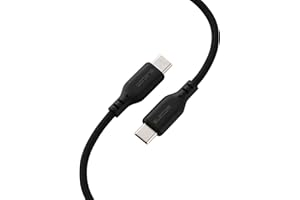 エレコム USB Type C ケーブル 1m 60W PD対応 やわらか 高耐久 シリコンメッシュ ケーブルバンド付き 【 iPhone(15以降)/MacBook/iPad/Galaxy/Android など対応 】 ブラック MPA-CCECS