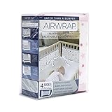 ウィーゴアミーゴ weegoamigo ベビーベッドガード サイドガード ベビーベッドバンパー エアーラップ AIRWRAP スターピンク