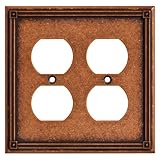 Brainerd 135768 Rustonダブル二重スイッチコンセント壁プレート/プレート/カバー