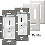 Enerlites 50321-W 3-Way Dimmer Switch for Dimmable Incandescent / Halogen 700-Watts, White, 2-Pack [