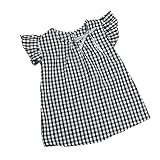 Ｔavodoo　ドレス　ワンピース　チェック柄　リボン付き　ノースリーブ　キッズ　女の子　ベビーガールズ　お姫様　プリンセス　可愛い　夏　ベビー服　子供服　子供用　誕生日　子供の日　遊園地 発表会　結