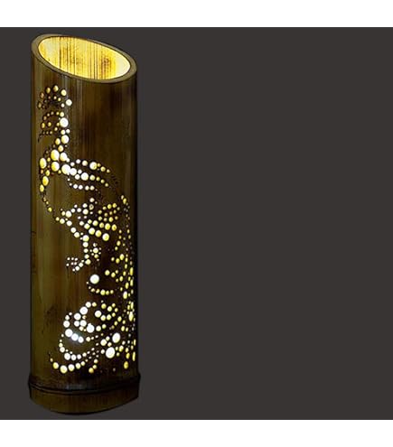 Amazon.co.jp : 昇龍2上州華寓夜 竹灯篭 竹あかり灯籠 野宿の灯 電球色