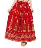 Cotton Printed Straight long Skirt for women (size: length- 38 Inches) Waist- non stretch- 26 X Afte