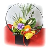 ほんのり香る！和風プリザーブドフラワーアレンジ　[華恋　パープル]