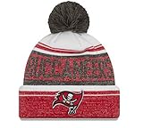 New Era Tampa Bay Buccaneers雪Dayzニットポンポン付きニット帽キャップ – チームカラー