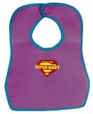 アームカンパニー Baby bib スーパーマン パープル