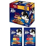 フィリックス パウチ キャットフード ダブルのおいしさ お肉バラエティ 50ｇｘ12袋