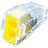 WAGO(ワゴ) WGX-2 差込コネクタ 2穴用 100個入り WGX2