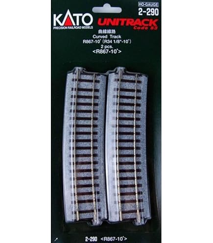 Amazon | KATO HOゲージ HO 6番ポイント補助直線線路97mm 4本入 2-192