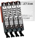 C-JETANK インクカートリッジ BCI-331XLBK キヤノン用 新互換インク 最新ICチップ QR WEB説明書付き 残量表示あり