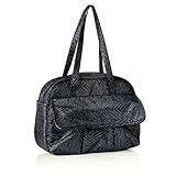Bumkins Nixi Arcata Recycled Fabric Diaper Bag, Black by Bumkins
