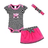 Mud Kingdom Thanksgiving Baby Girl Outfits 18-24 Months Clothes Sets Halloween Skull 24M Small Dot [