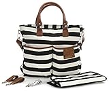 Diaper Bag for Baby Boys and Girls - Mom Purse and Tote Organizer - Changing Pad Insert [並行輸入品]