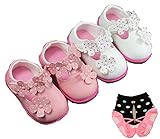 LAZA ベビー 女の子靴 子供靴 キッズ ベビーシューズ スニーカー 子供フォーマルシューズ・七五三・発表会・結婚式 演奏会 花嫁介添人 カラー ピンク ホワイト (内寸12cm, ホワイト)