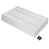 ルミナス ポール径25mm用パーツ 棚板 スチールシェルフ (幅152×奥91.5cm) [スリーブ付] 4枚 SHL1590SL2-4