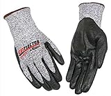 KINCO 1894CR-L Men's Cut Resistant STYRAX + Fiberglass Knit Shell Gloves, Level 5, Large, Black by K