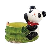 BOBORA 可愛いパンダ植木鉢　フラワーポット　オフィス用品　家庭用品　工芸品　装飾品