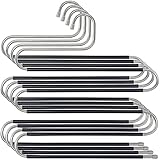 DOIOWN ズボンハンガー スラックスハンガー 4本組 ハンガー ステンレス 省スペース 5段