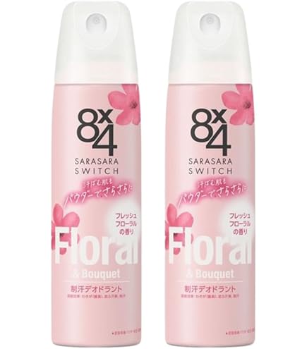 Amazon | 【大容量】8×4 パウダースプレー フレッシュフローラルの香り