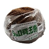 柴田園芸刃物 縄 シュロナワ 100M ブラウン