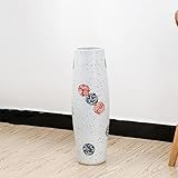 Hyun times 床花瓶セラミック23 * 60センチメートル（サークルポイント）リビングルームレストラン装飾装飾シミュレーションフラワーセット技術
