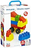 Miniland Blocks Super (68 Pieces/Suitcase) [並行輸入品]