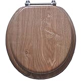 Toilet Seat NatlオークFnsh 17 in
