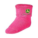 幼児John Deereテリー布ブーティ/ソックス(ピンク) – lp64379