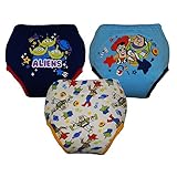 ディズニー【 Disney】ヒップにトイストーリー キャラクター裏パイル防水加工3層トレーニングパンツ3枚組 (100cm)