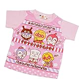 アンパンマン 6キャラプリント Tシャツセット キッズ 女の子 男の子 ガールズ ボーイズ 【YP】fo-wa1252 110cm ピンク