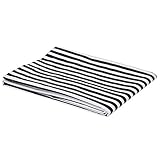 Bacati - Black Pin Stripes Crib Fitted Sheet